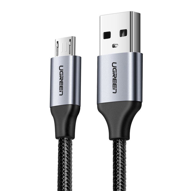 USB-A to microUSB Data and Charging Cable UGREEN US290, 18W, 1.5m, Black
