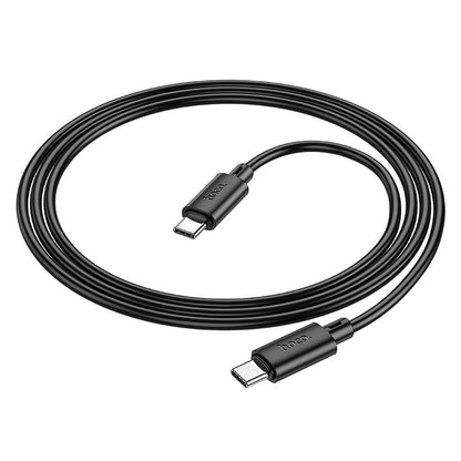 Data and Charging Cable USB-C - USB-C HOCO X88, 60W, 1m, Black