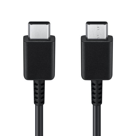 Data and Charging Cable USB-C - USB-C Samsung EP-DA705, 25W, 1m, Black EP-DA705BBEGWW