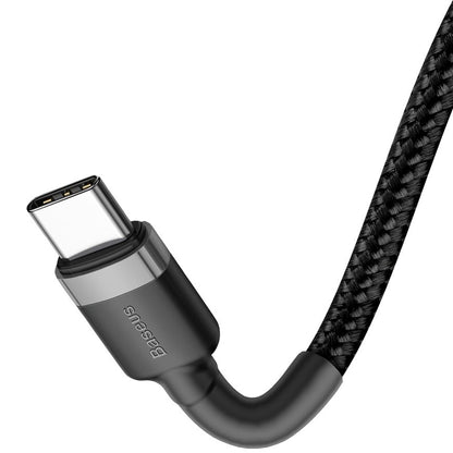 Data and Charging Cable USB-C - USB-C Baseus Coffee, 60W, 2m, Black CATKLF-HG1