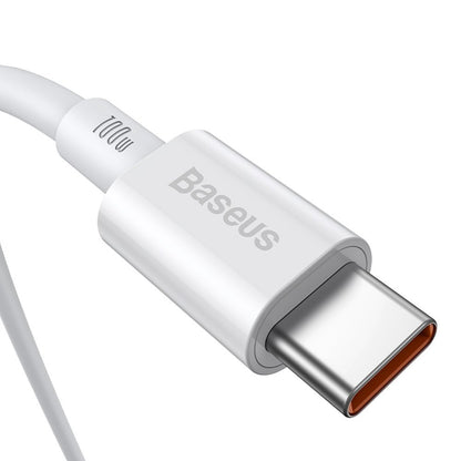 Data and Charging Cable USB-C - USB-C Baseus Superior Series, 100W, 2m, White CATYS-C02