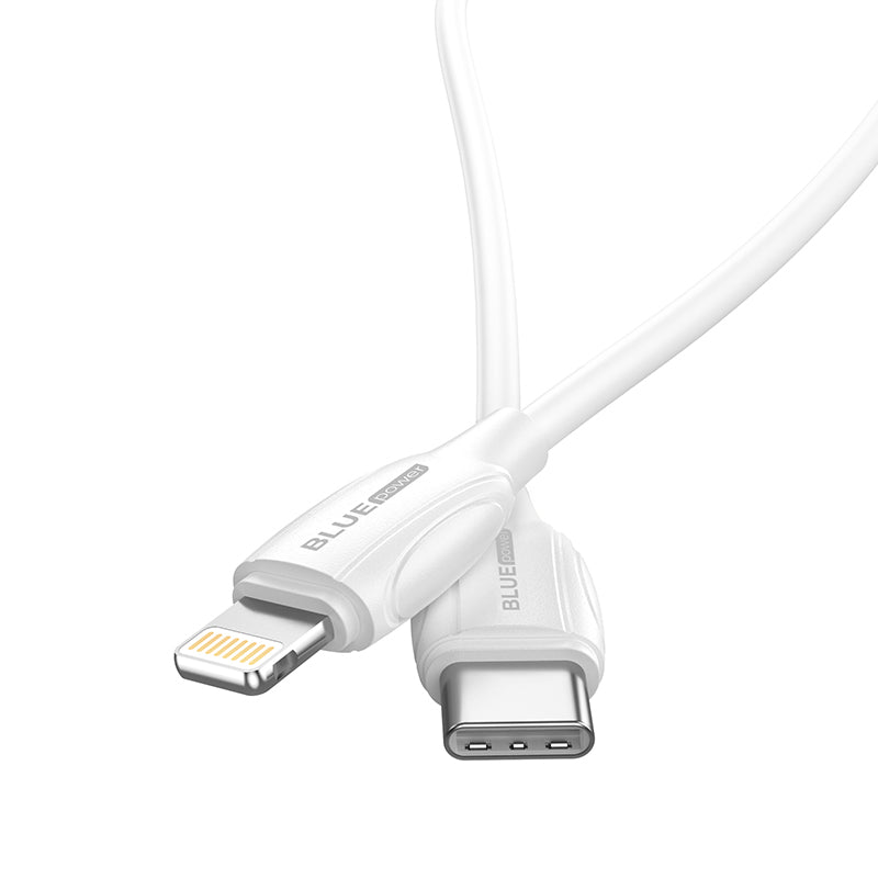 USB-C - Lightning Data and Charging Cable BLUE Power B1BX19, 18W, 1m, White