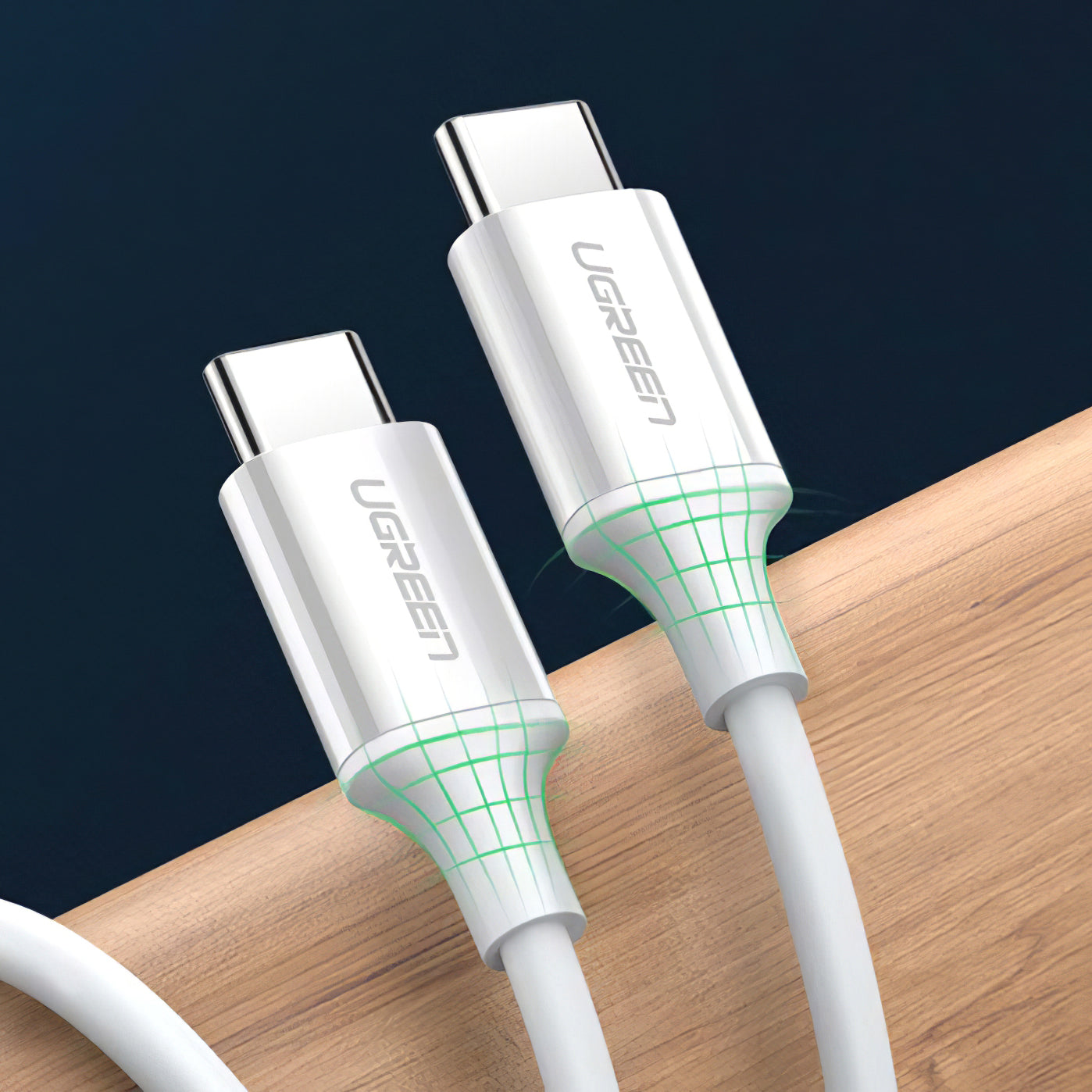 USB-C Data and Charging Cable - USB-C UGREEN US264, 60W, 1.5m, White