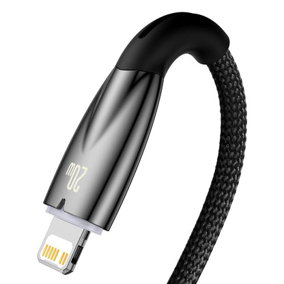 USB-C Data and Charging Cable - Lightning Baseus Glimmer Series, 20W, 2m, Black CADH000101 