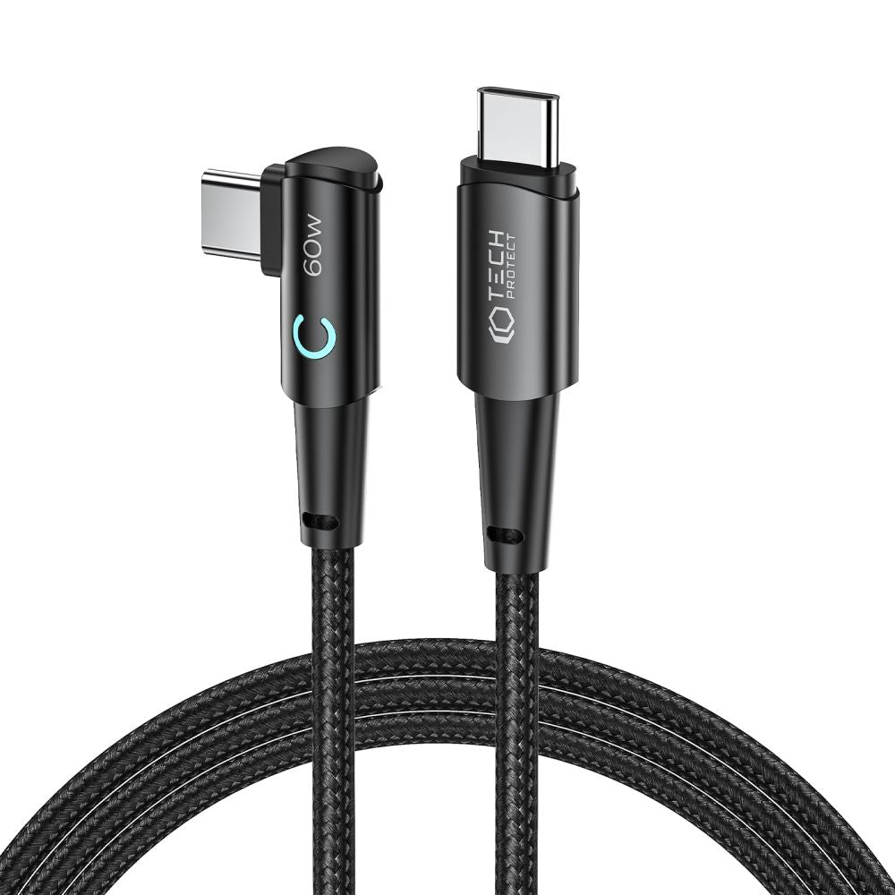 USB-C Data and Charging Cable - USB-C Tech-Protect Ultraboost L, 60W, 2m, Gray