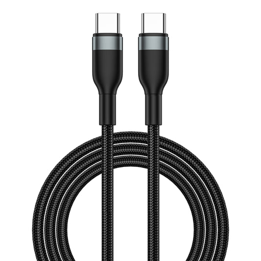 USB-C Data and Charging Cable - USB-C WiWu Wi-C017, 100W, 1.2m, Black