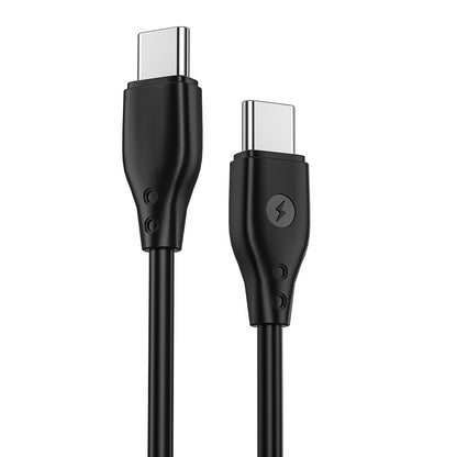 USB-C - USB-C WiWu Wi-C002 Data and Charging Cable, 67W, 1m, Black