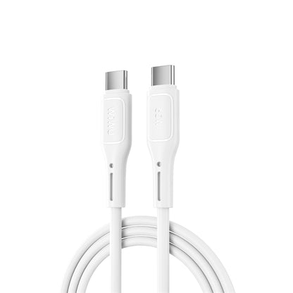 USB-C Data and Charging Cable - USB-C WiWu Wi-C043E Starlink, 60W, 1m, White