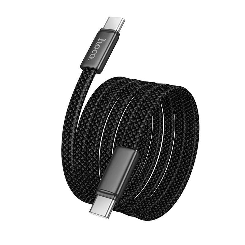 USB-C Data and Charging Cable - USB-C HOCO X125, 60W, 1m, Black