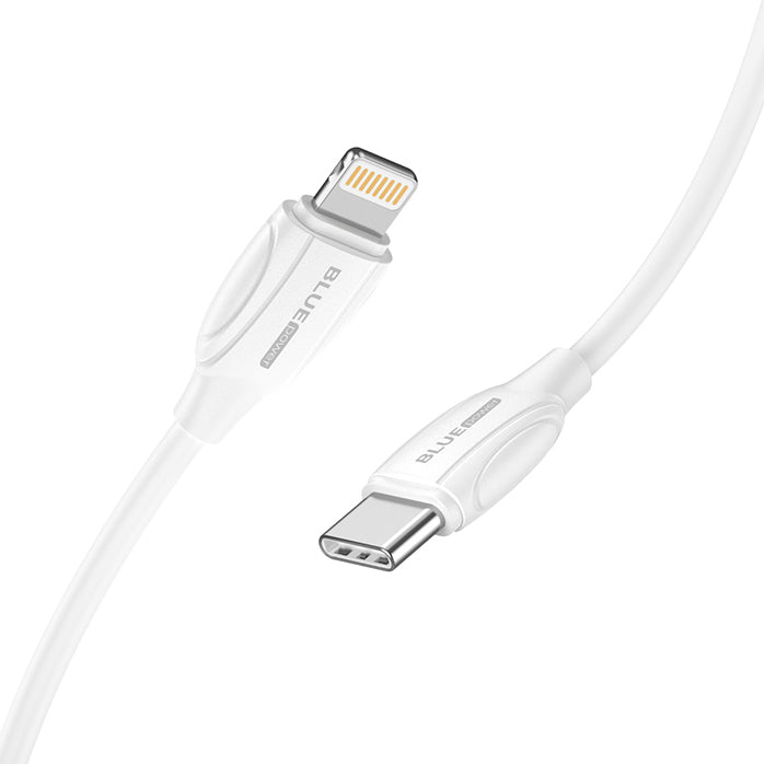 USB-C - Lightning Data and Charging Cable BLUE Power B1BX19, 18W, 1m, White