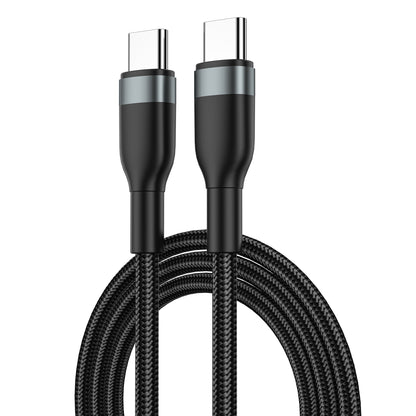 USB-C Data and Charging Cable - USB-C WiWu Wi-C017, 100W, 1.2m, Black