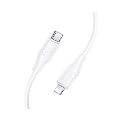 USB-C to Lightning Data and Charging Cable HOCO X124, 27W, 1m, White