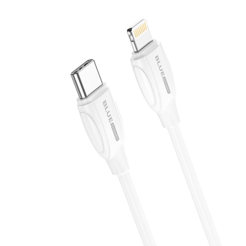 USB-C Data and Charging Cable - Lightning BLUE Power B2BX19, 18W, 2m, White