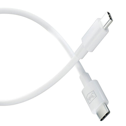 USB-C - USB-C 3MK Hyper Data and Charging Cable, 100W, 1.2m, White