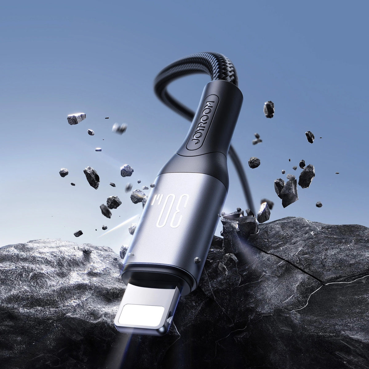 USB-C to Lightning Data and Charging Cable Joyroom S-A28 Flash, 30W, 2m, Black