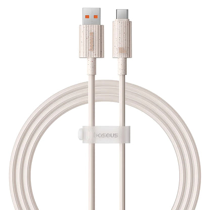 Data and Charging Cable USB-A - USB-C Baseus Habitat Series, 100W, 1m, Pink P10360203421-00