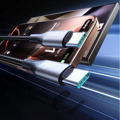 USB-C Data and Charging Cable - USB-C Joyroom S-A28 Flash, 60W, 1m, Black