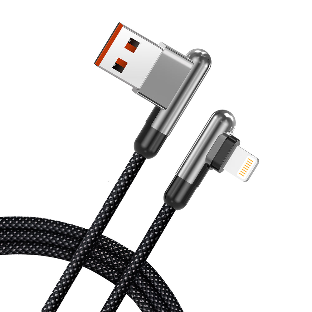 USB-A to Lightning Data and Charging Cable Lito LD13L, 18W, 1m, Black
