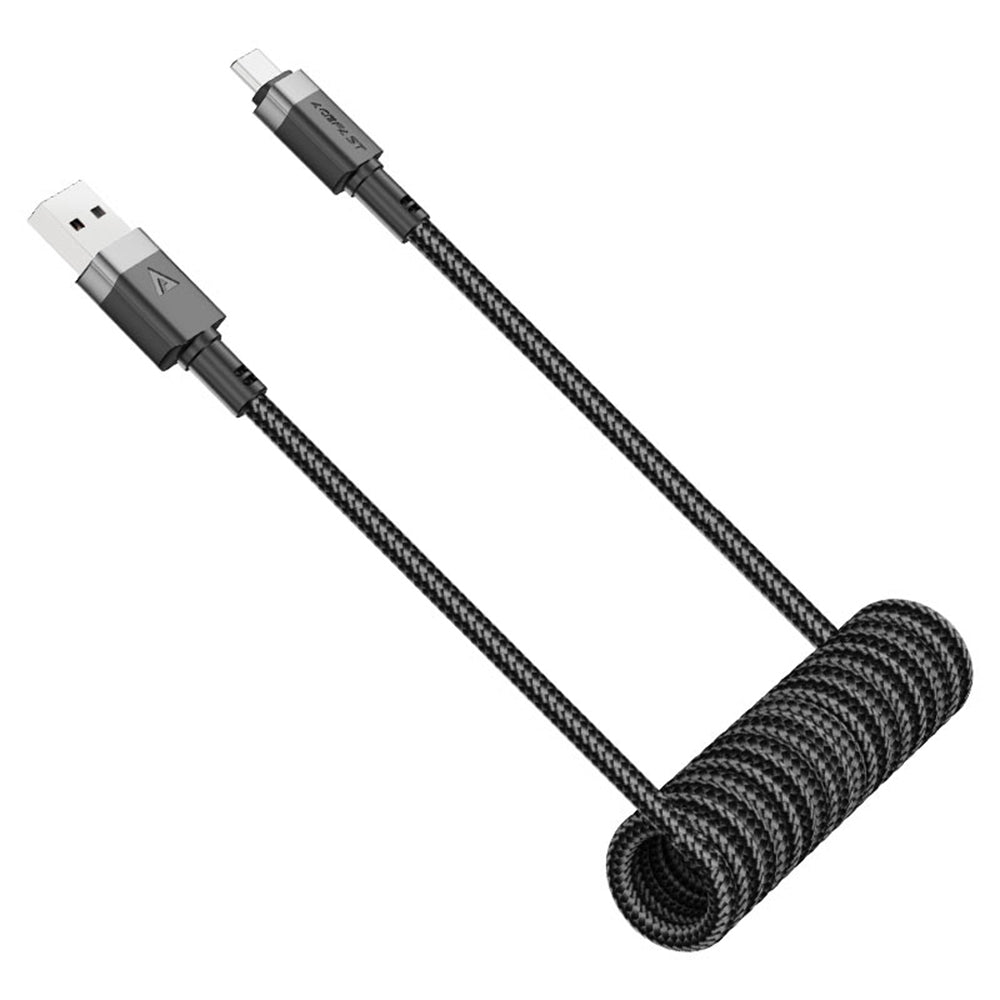 USB-A to USB-C Acefast C14-04 Data and Charging Cable, 18W, 1.2m, Black