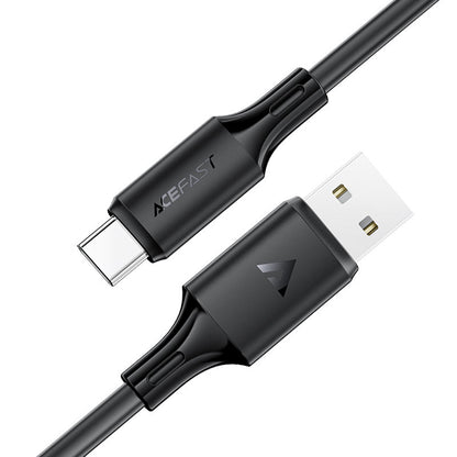 USB-A to USB-C Data and Charging Cable Acefast C17-04, 18W, 1.2m, Black