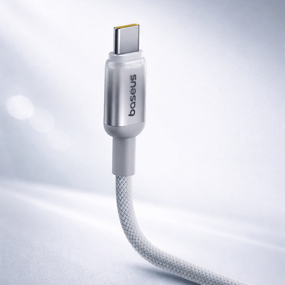 Baseus Discolor USB-A to USB-C Data and Charging Cable, 100W, 1m, Blue Green E0420801