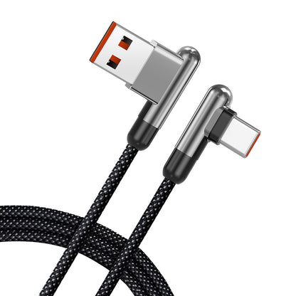 USB-A to USB-C Data and Charging Cable Lito LD13C, 18W, 1m, Black