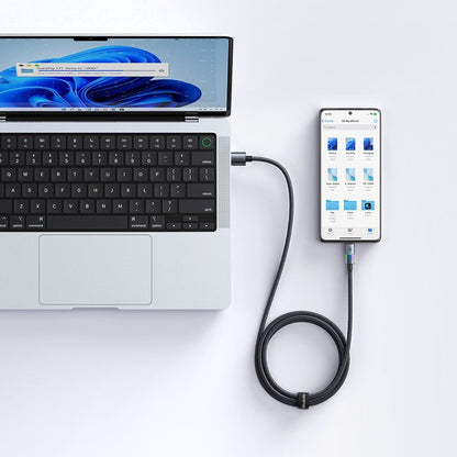 USB-A to USB-C McDodo CA-8180 Colorful Data and Charging Cable, 66W, 1.2m, Black