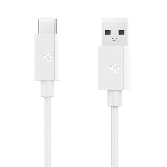 USB-A to USB-C Spigen Essential Data and Charging Cable, 60W, 1m, White
