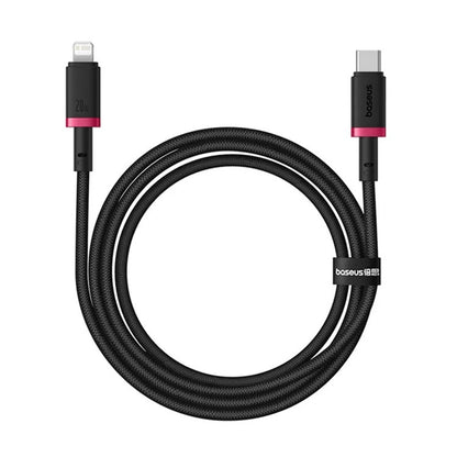 USB-C to Lightning Data and Charging Cable Baseus Dura Series, 20W, 1m, Red Black P10377800U01-01