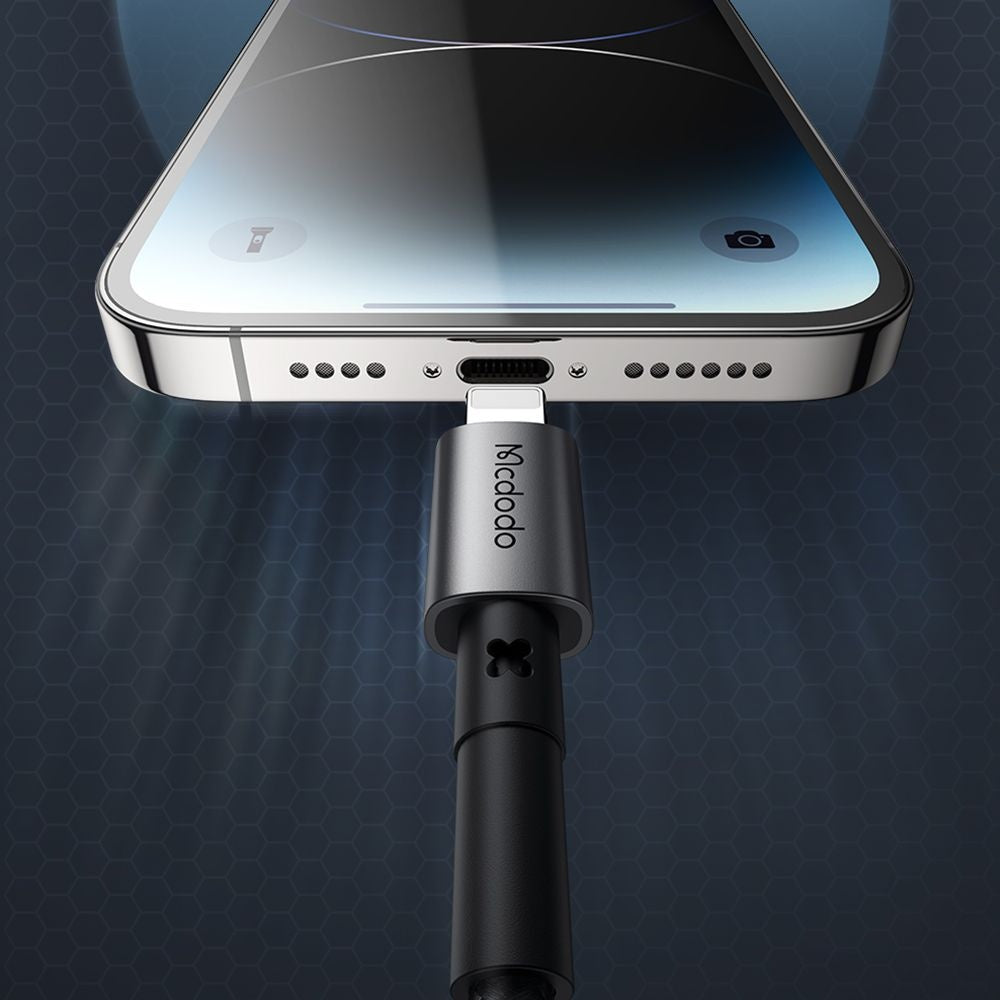USB-C to Lightning McDodo CA-2850 Data and Charging Cable, 36W, 1.2m, Black