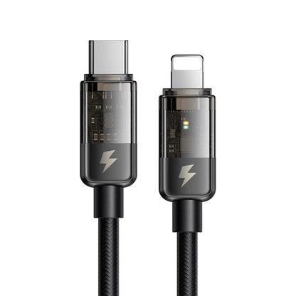 USB-C to Lightning McDodo CA-3160 Auto Power Off Cable, 36W, 1.2m, Black