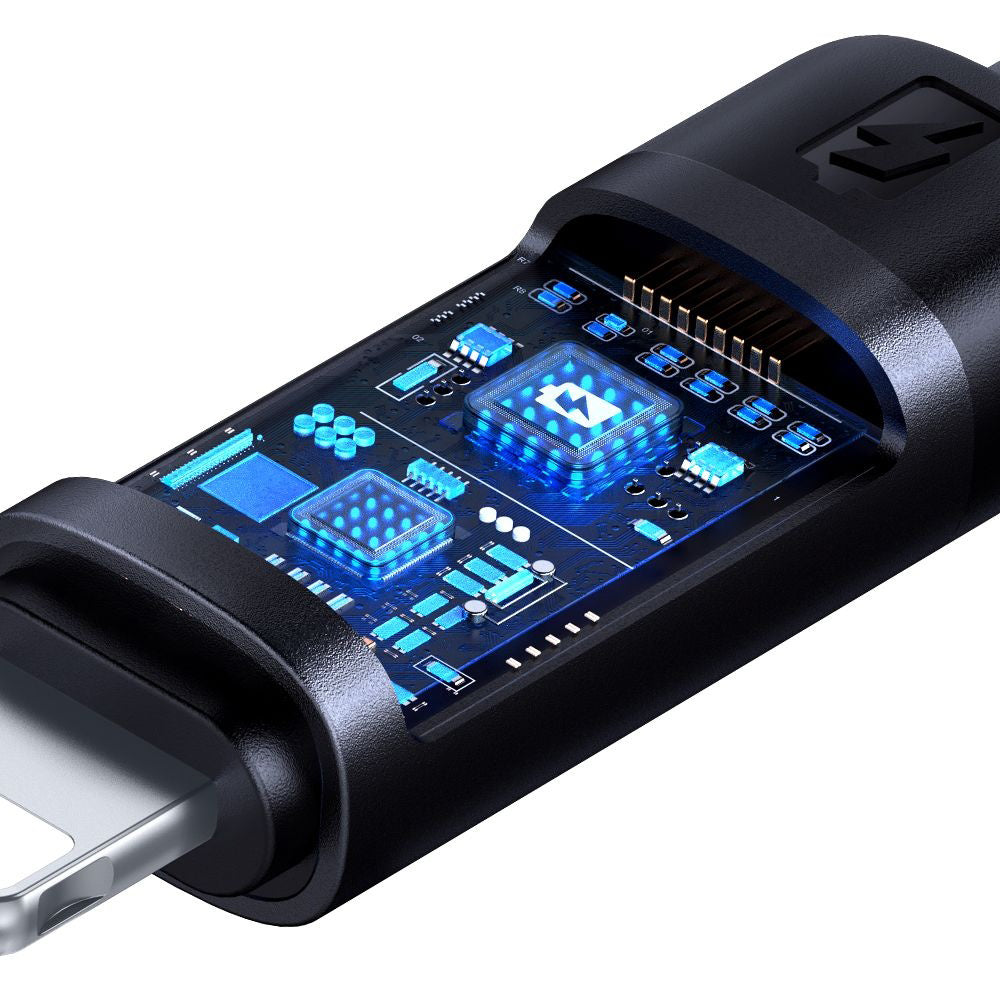 USB-C to Lightning McDodo CA-5210 Bat Display Data and Charging Cable, 36W, 1.2m, Black