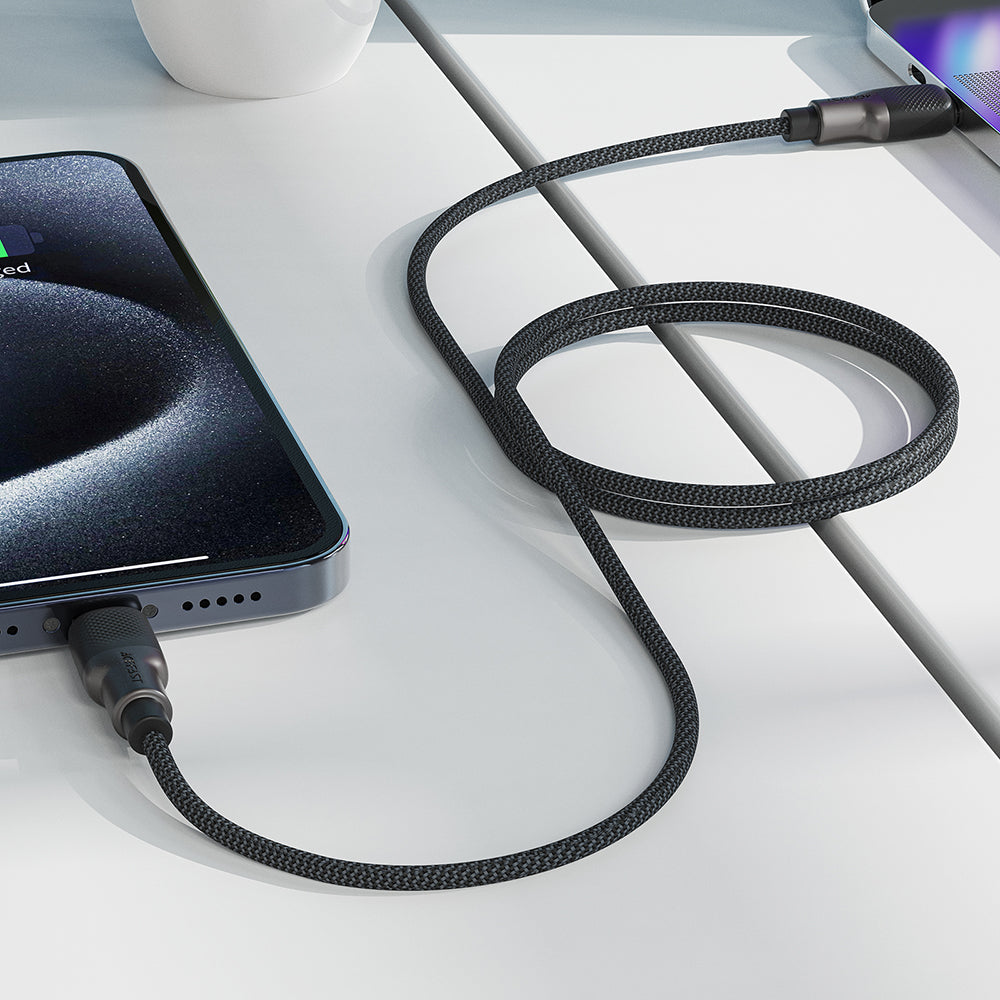 USB-C Data and Charging Cable - USB-C Acefast C10-03, 60W, 1.2m, Black