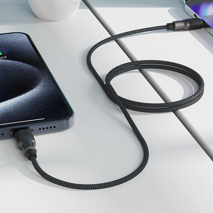 USB-C Data and Charging Cable - USB-C Acefast C10-03, 60W, 1.2m, Black
