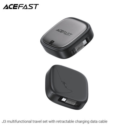 USB-C to USB-C Acefast Travel J3 Data and Charging Cable, 60W, 0.95m, Black