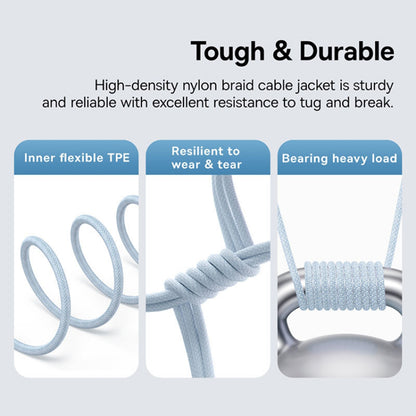 USB-C Data and Charging Cable - USB-C Baseus Gem, 100W, 1m, Blue P10373000311-00