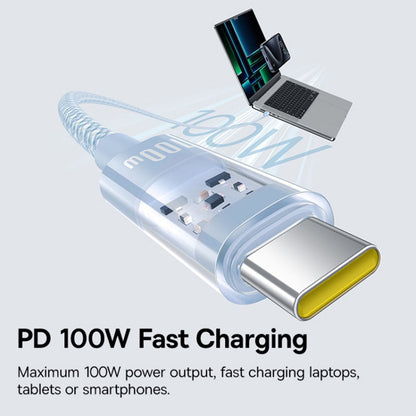 USB-C Data and Charging Cable - USB-C Baseus Gem, 100W, 2m, Blue P10373000311-01