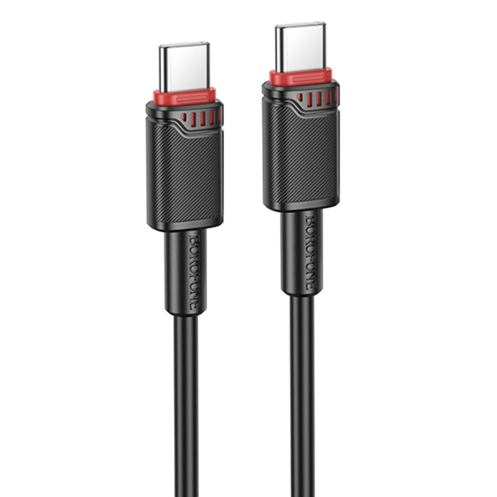 USB-C Data and Charging Cable - USB-C Borofone BX110 Beneficio, 60W, 1m, Black