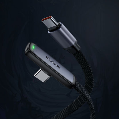 USB-C Data and Charging Cable - USB-C McDodo CA-3360 Angled, 65W, 1.2m, Black