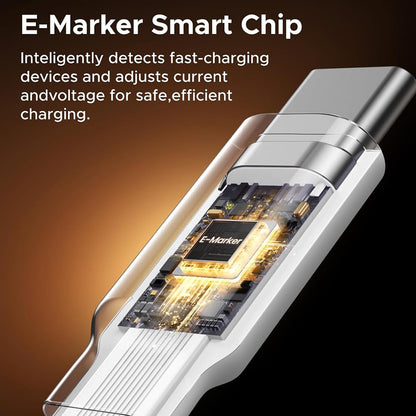 USB-C Data and Charging Cable - USB-C UGREEN L531, 100W, 1m, White