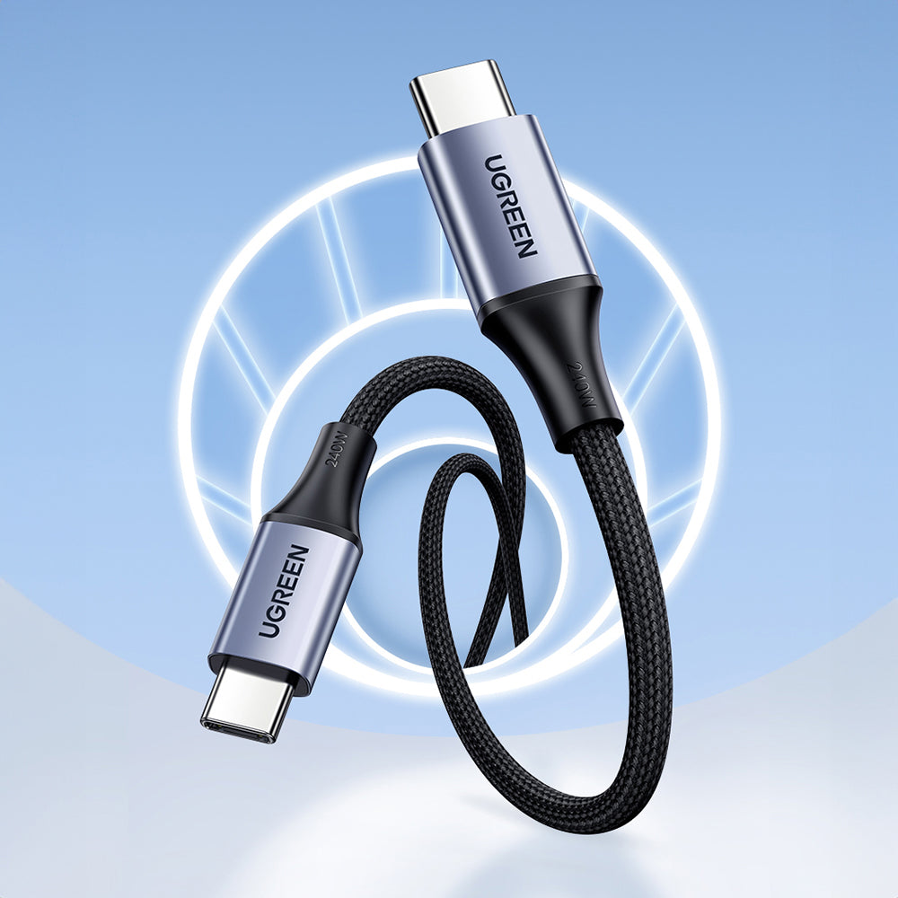 USB-C Data and Charging Cable - USB-C UGREEN US535, 240W, 1m, Gray