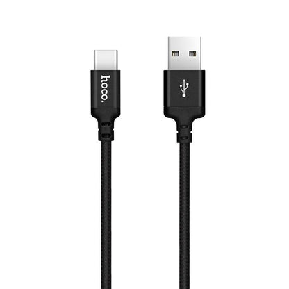 HOCO X14 Times USB-A - USB-C Data and Charging Cable, 18W, 1m, Black