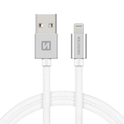 Swissten USB-A - Lightning Data and Charging Cable, 18W, 1.2m, Silver 71524203