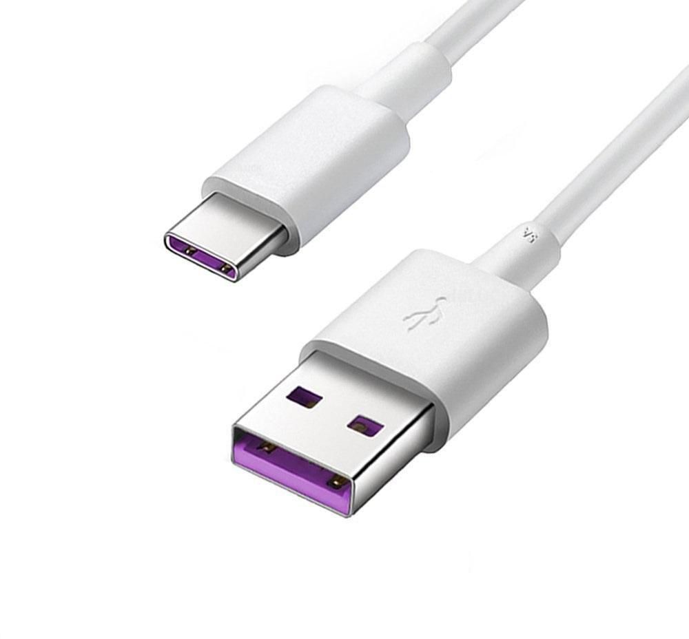 Data and Charging Cable USB-A - USB-C Huawei AP71, 40W, 1m, White 4071497