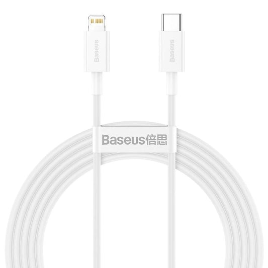 Data and Charging Cable USB-C - Lightning Baseus Superior Series, 20W, 2m, White CATLYS-C02