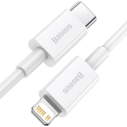 Data and Charging Cable USB-C - Lightning Baseus Superior Series, 20W, 2m, White CATLYS-C02