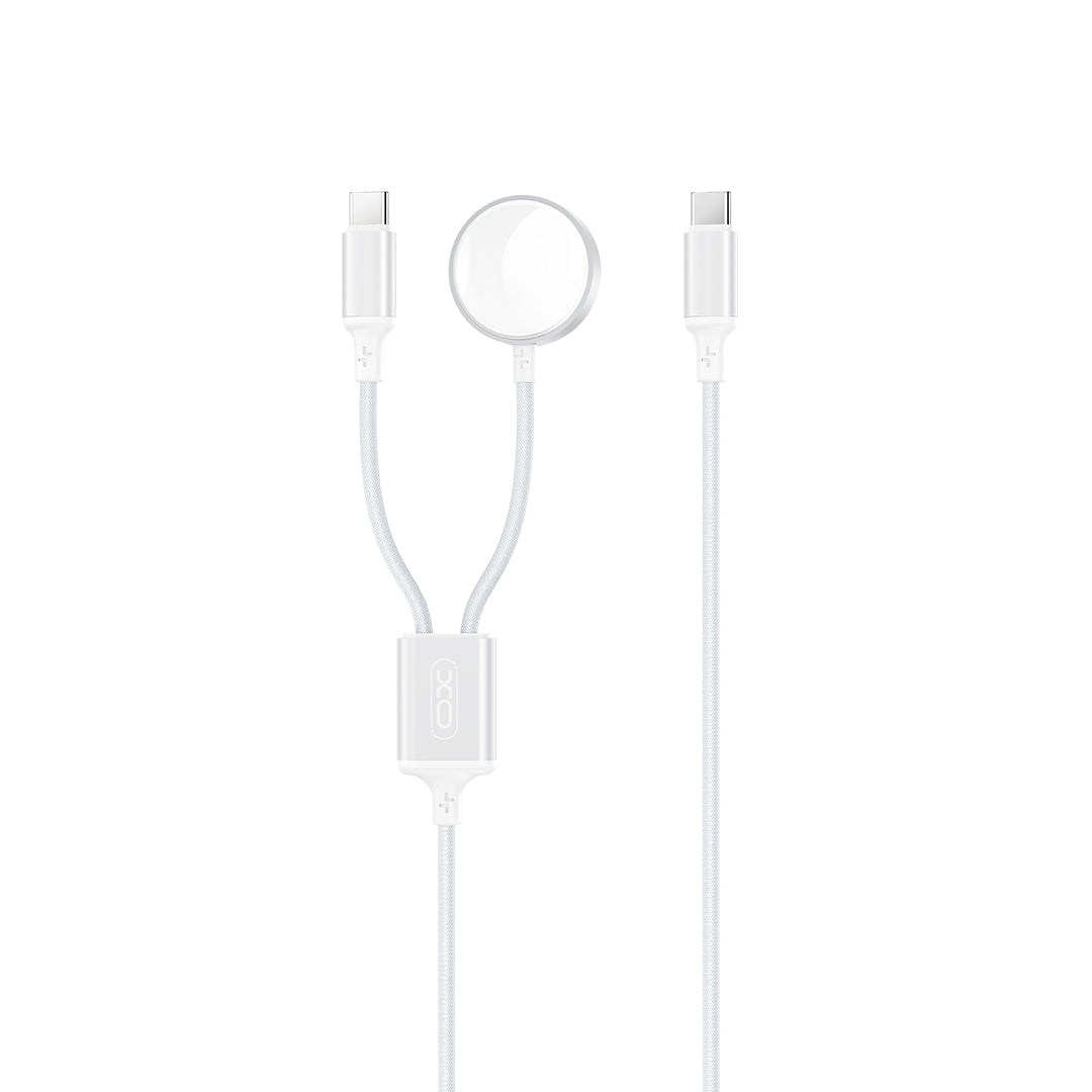 XO Design CX030 Wireless Charger for Apple Watch Series, USB-C, White