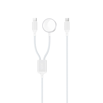 XO Design CX030 Wireless Charger for Apple Watch Series, USB-C, White