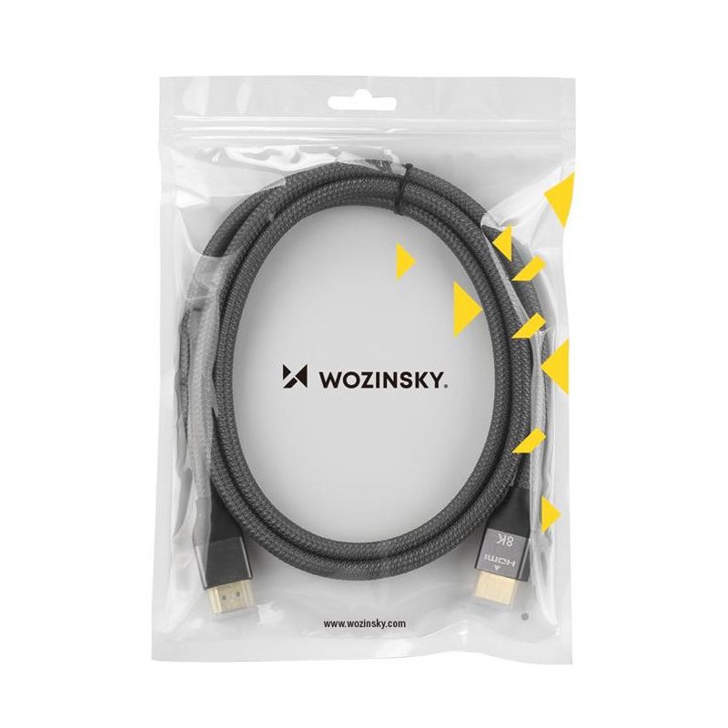 WZK Ultraboost Video Cable, HDMI - HDMI, 8K, 3m, Gray WHDMI-30 