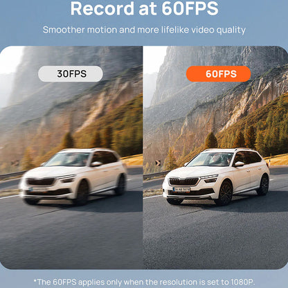 70mai Dash Cam A810, 4K, 4K, Wi-Fi, GPS, 3inch Display 